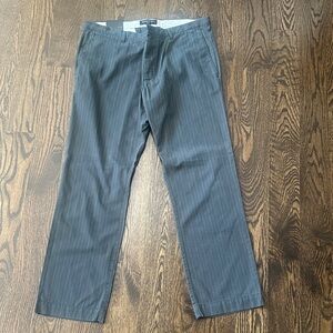 Banana Republic Charcoal Pinstripe Dress Pants